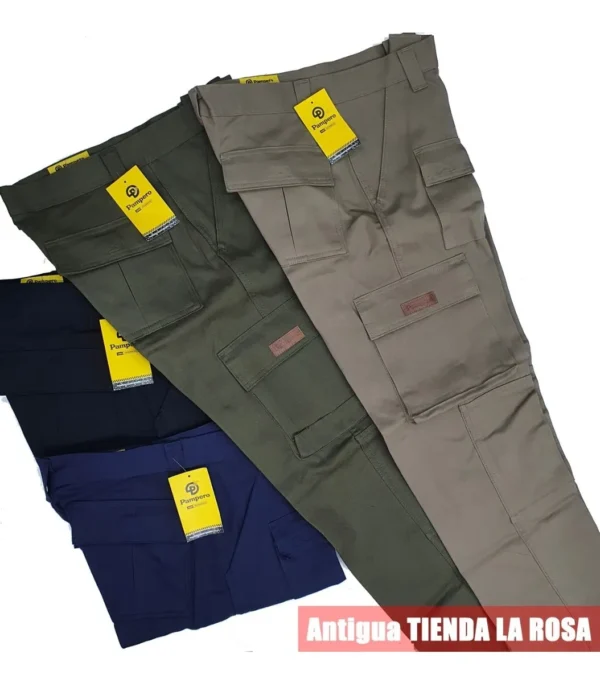 5 x 1 Pantalon Pampero Cargo De Trabajo Reforzado - Image 7